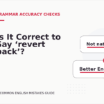Is It Correct to Say ‘revert back’?