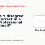 Is ‘I disagree’ Correct in a Professional Email?
